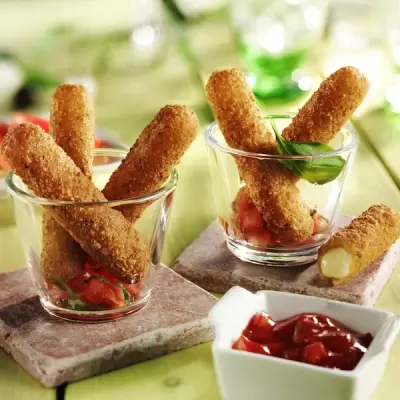 MINI BREADED MOZZARELLA STICKS